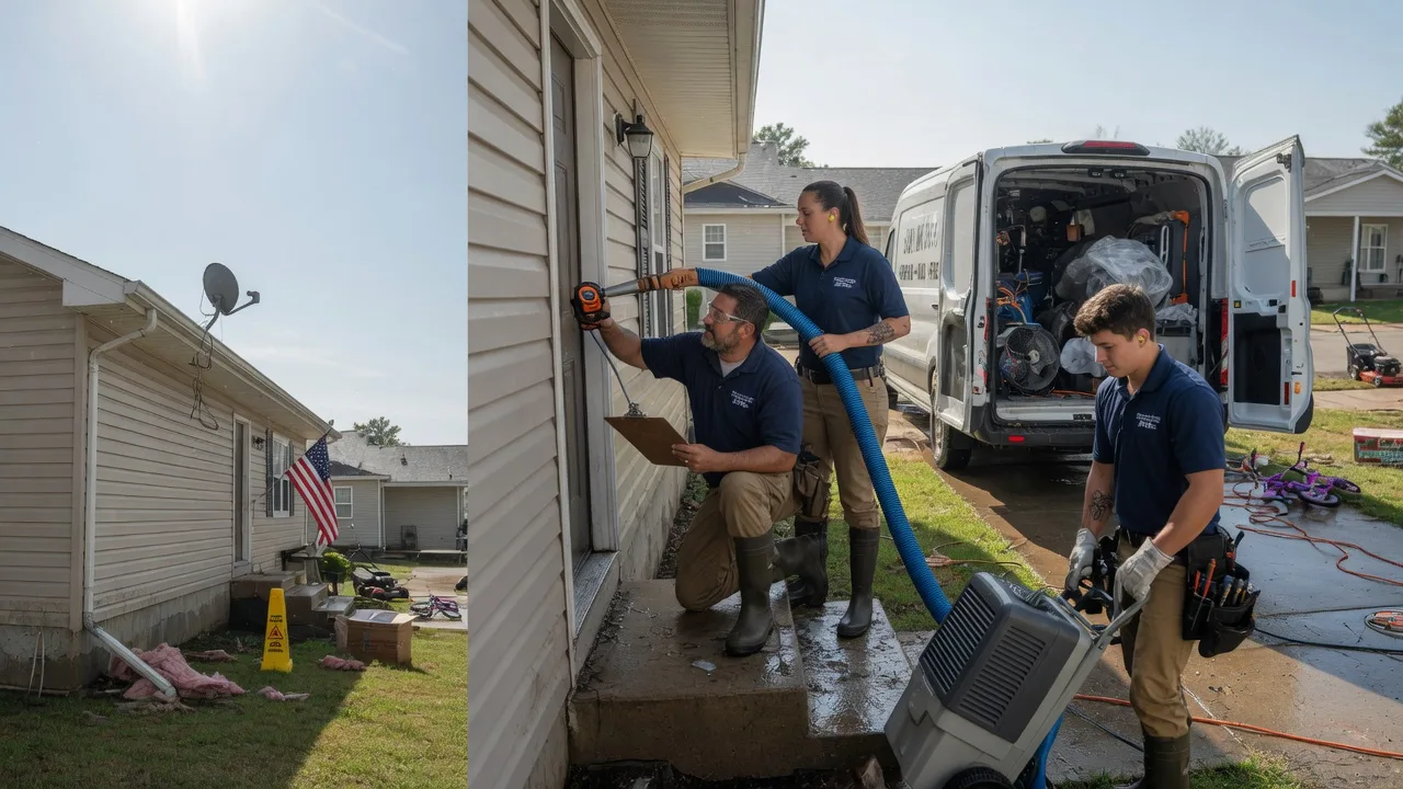 Ceiling Water Damage Restoration in Monroe, ME near me